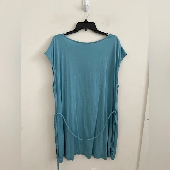 BODEN ADRIANA SOLID BLUE BELTED POCKET DRESS XL #WO163 - Picture 3 of 9